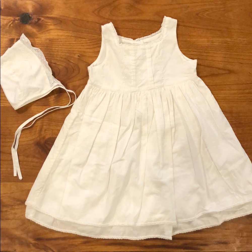 Strasburg summer dress and bonnet